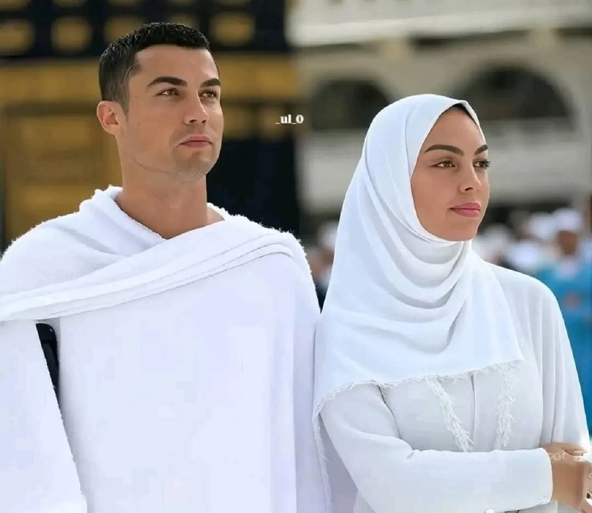 Cristiano Ronaldo bersama pacarnya, Georgina Rodriguez di Mekkah muncul di internet. (instagram)