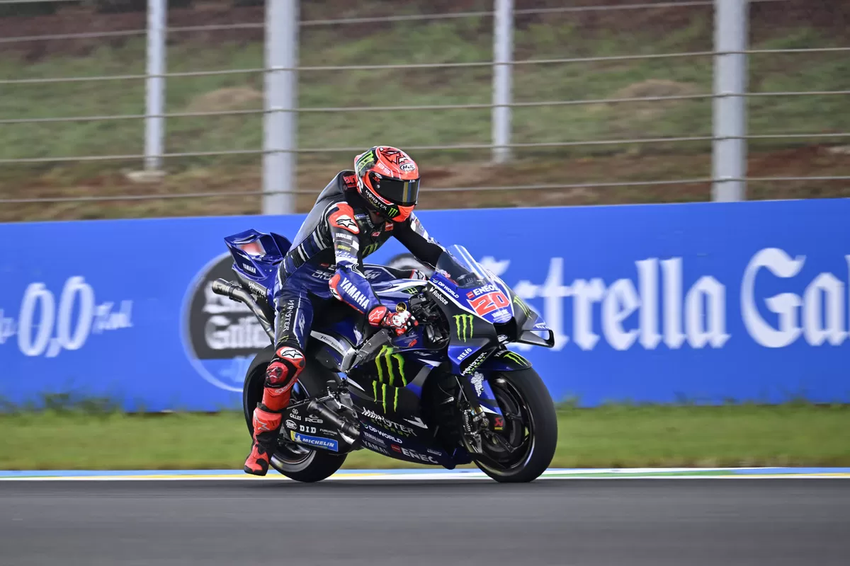 Pembalap Yamaha Fabio Quartararo finis P6 di Sprint Race GP Brasil 2026 (Tino Martino)