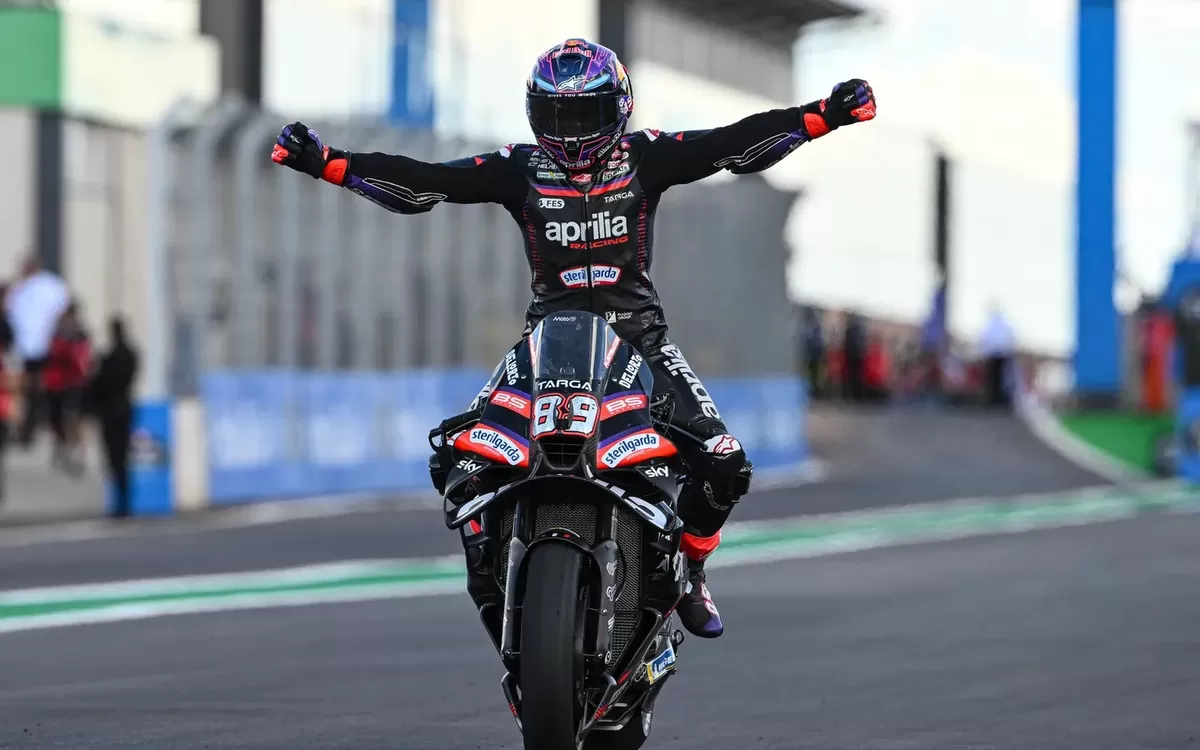 Pembalap Aprilia Jorge Martin rebut podium pertamanya di Sprint Race GP Brasil (MotoGP)