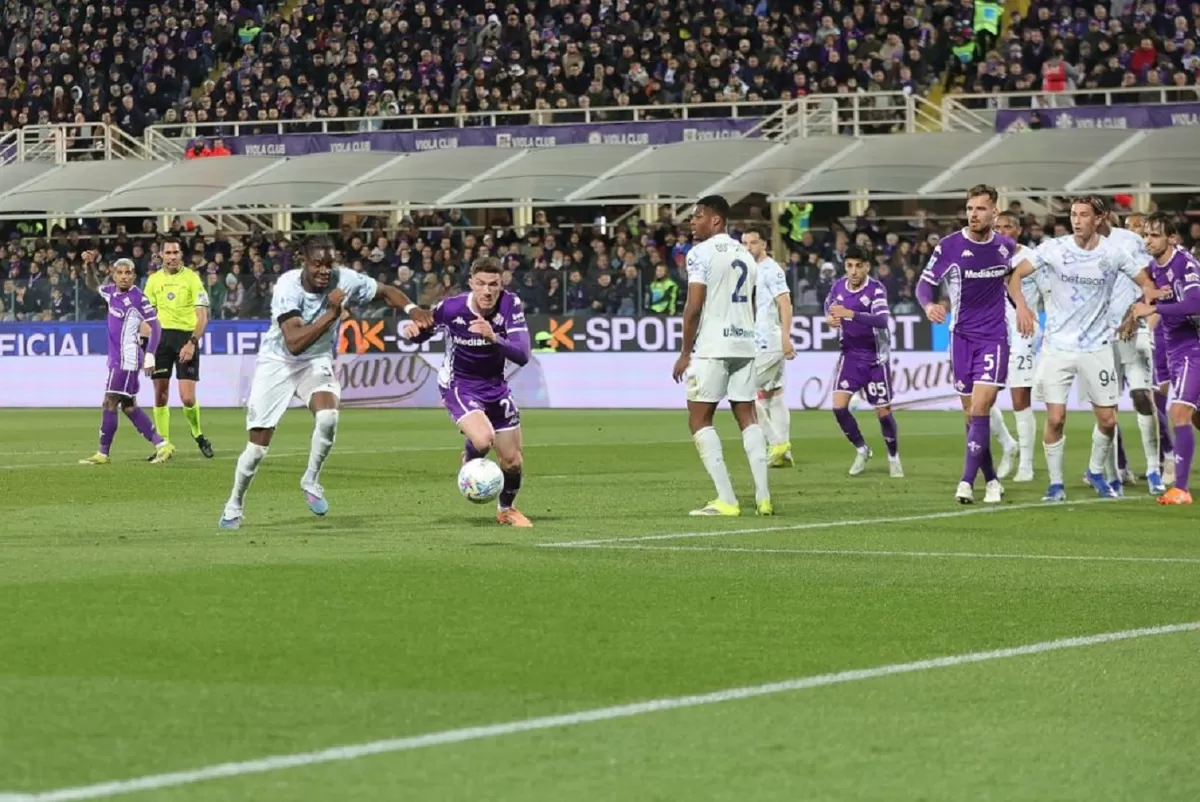 Inter dan Fiorentina berbagi skor 1-1 pada pekan 30 Serie A, Minggu 22 Maret 2026.
