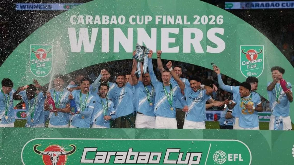 Manchester City juara Piala Liga Inggris 2025/26. (Reuters)