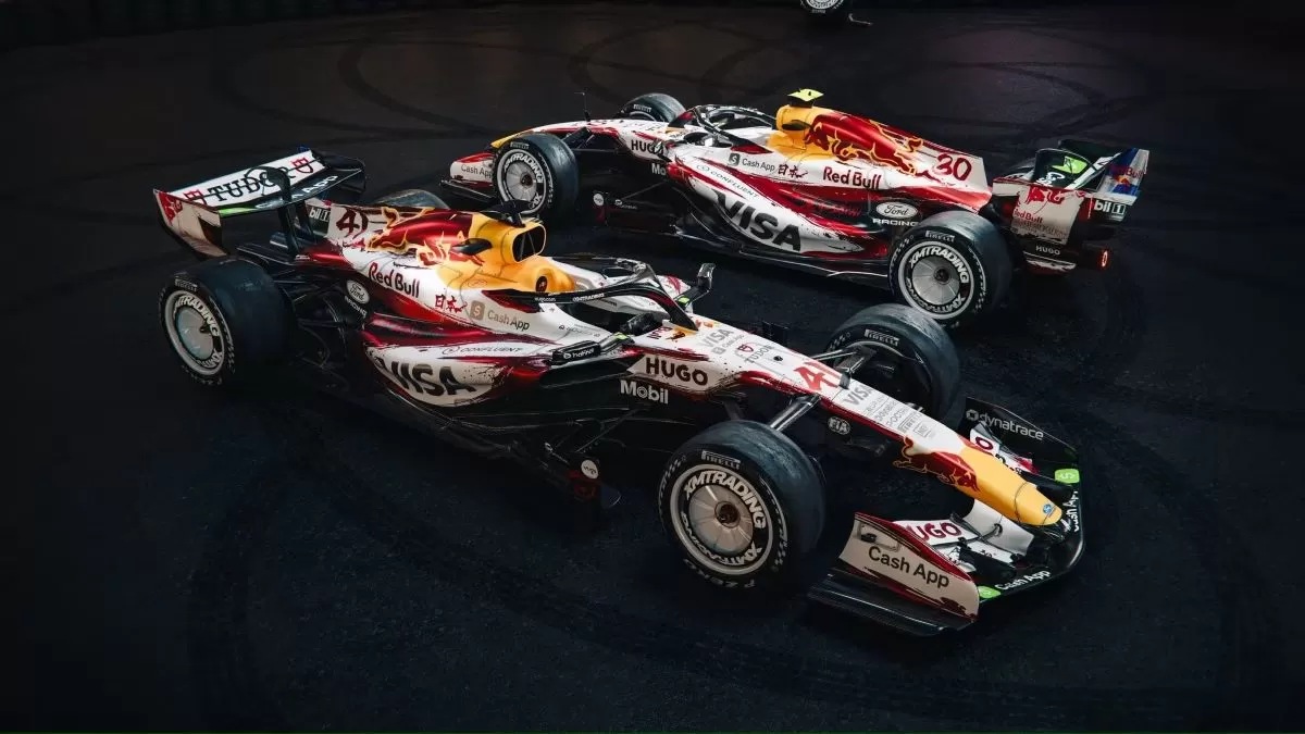 Livery spesial Racing Bulls untuk GP Jepang 2026 di Suzuka. (Formula1)