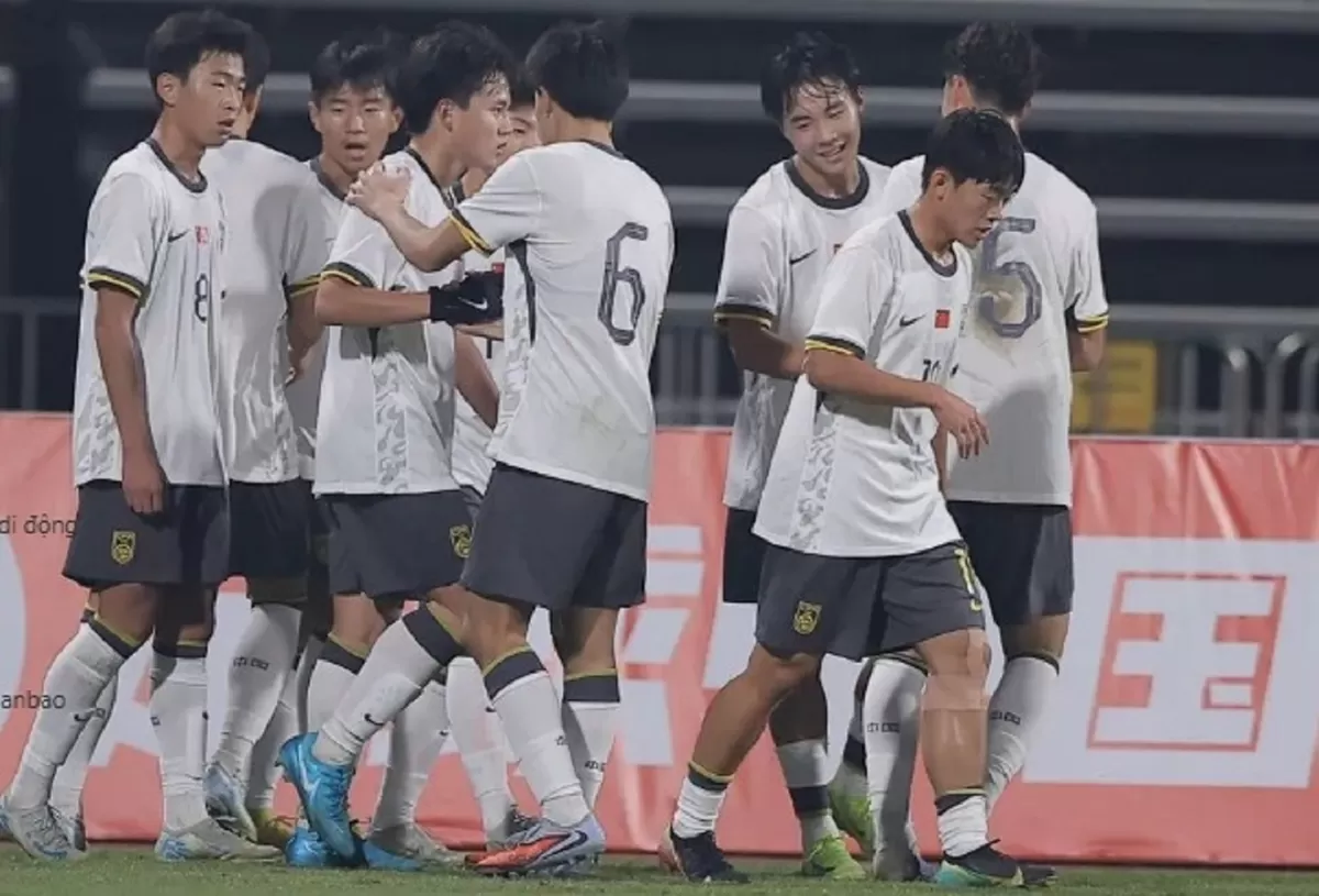 Tim U17 China mengalahkan&nbsp;tim U17 Tajikistan pada pertandingan persahabatan 22 Maret.