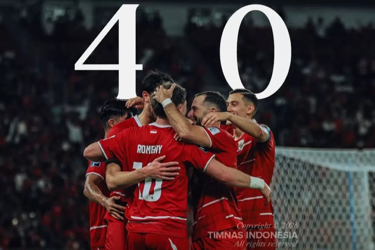 Timnas Indonesia tundukkan Saint Kitts and Nevis 4-0 di ajang FIFA Series 2026. (@timnasindonesia)