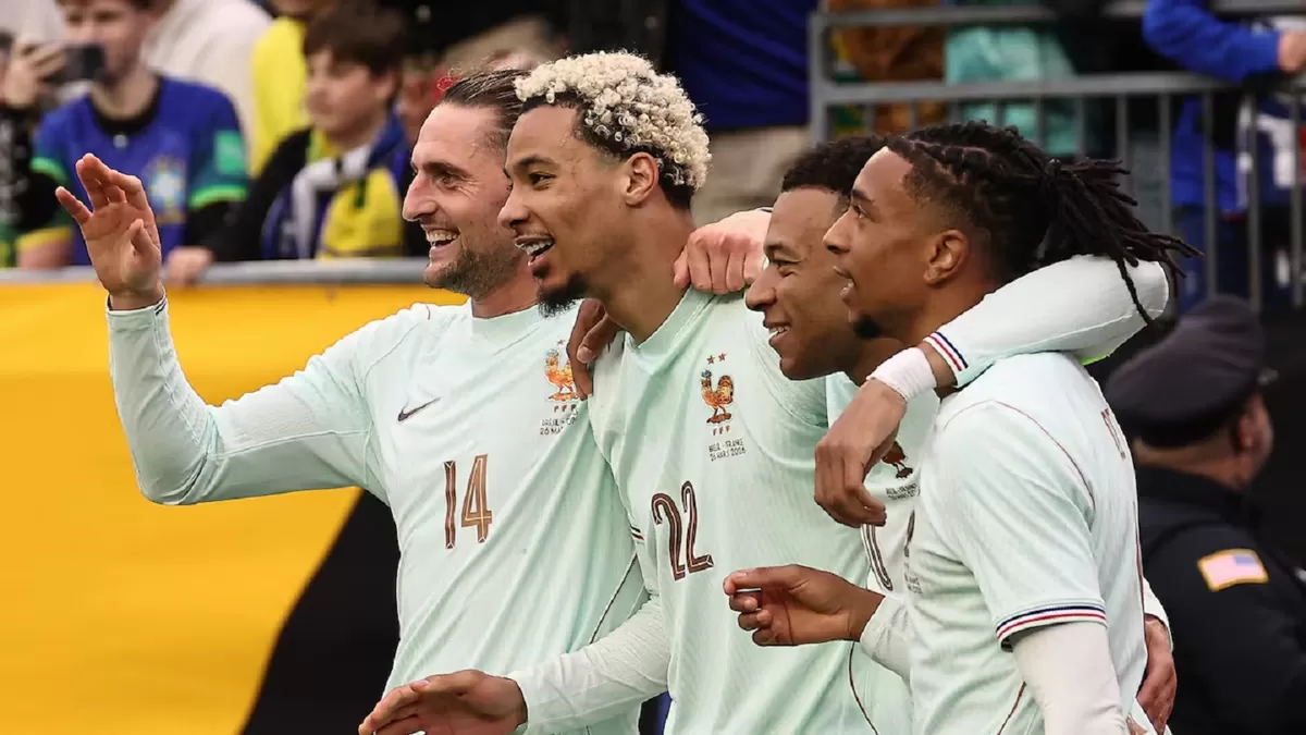 Kylian Mbappe dan Hugo Ekitike mencetak gol saat Prancis mengalahkan Brasil 2-1 pada laga persahabatan.