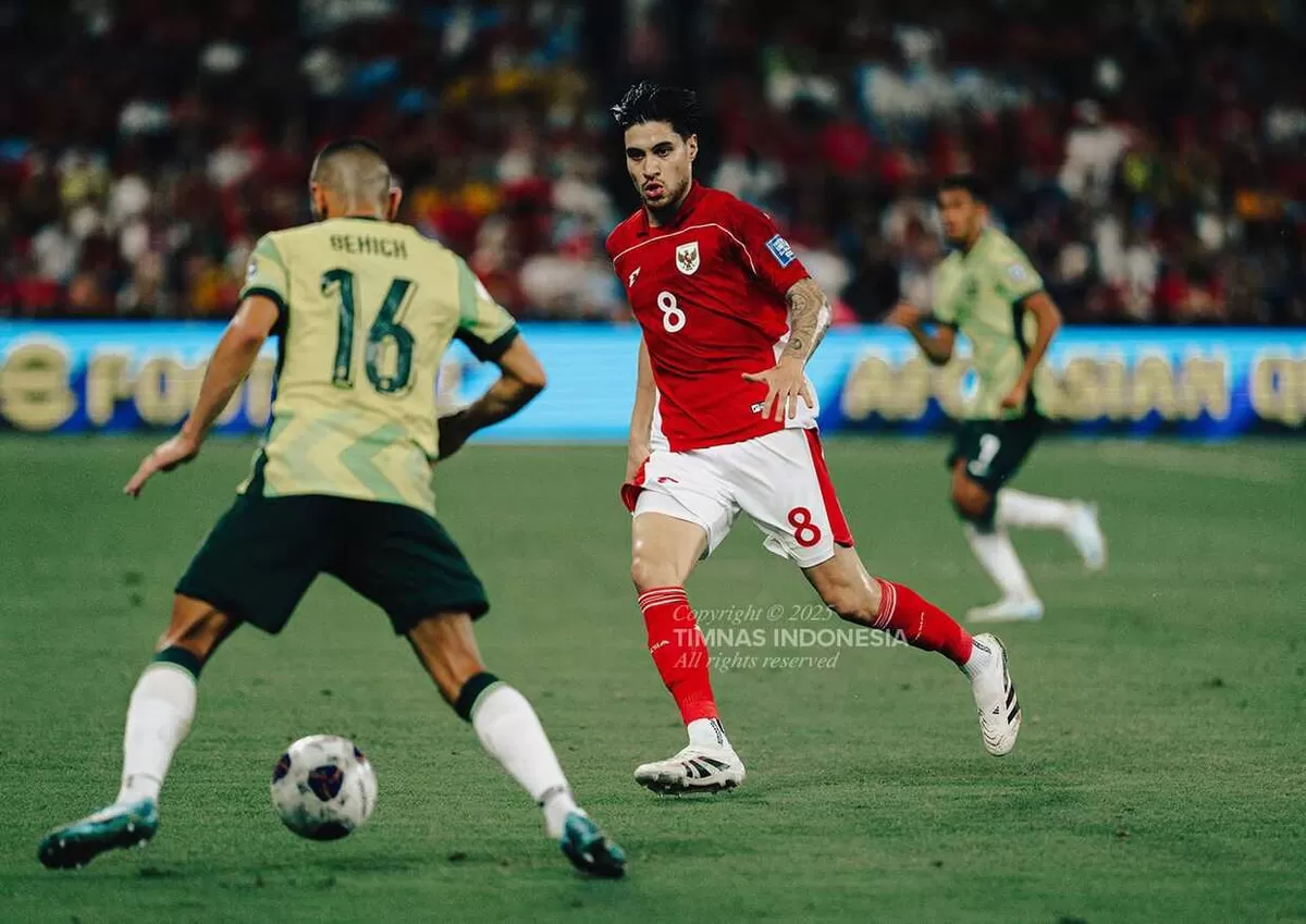 Bek sayap timnas Kevin Diks main 90 menit untuk Timnas Indonesia (dok PSSI)