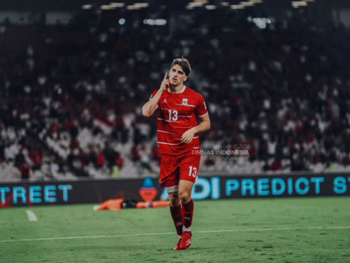 Penyerang Timnas Indonesia, Mauro Zijlstra. (PSSI)