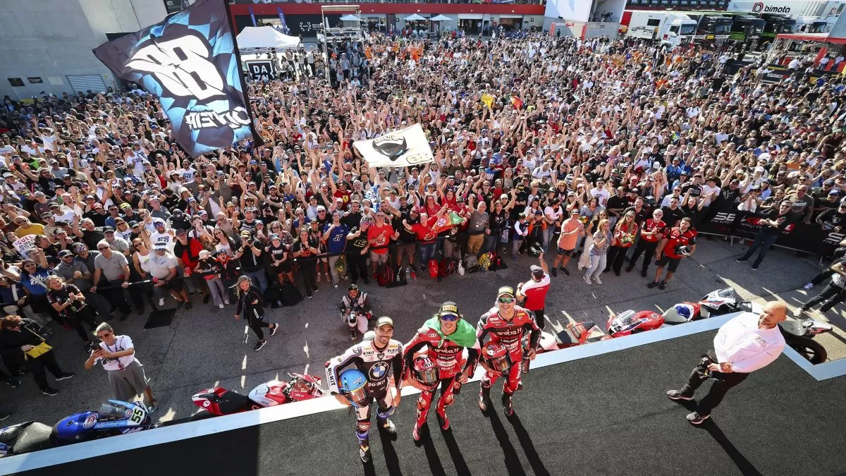 WorldSBK Portugal cetak penonton terbanyak dalam sejarah. (WorldSBK)
