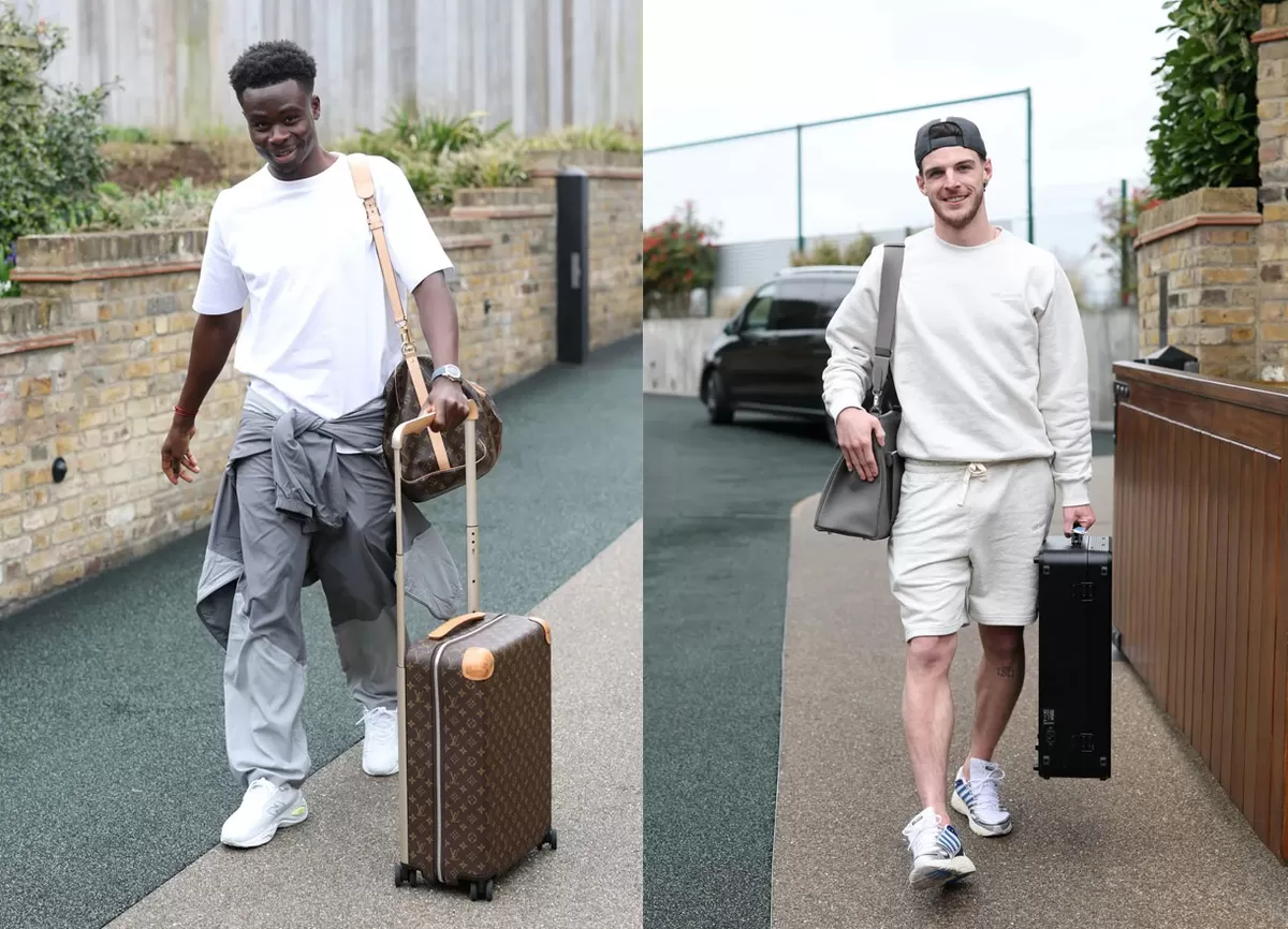 Declan Rice dan Bukayo Saka mengalami kelelahan sehingga tak bisa memperkuat timnas Inggris.
