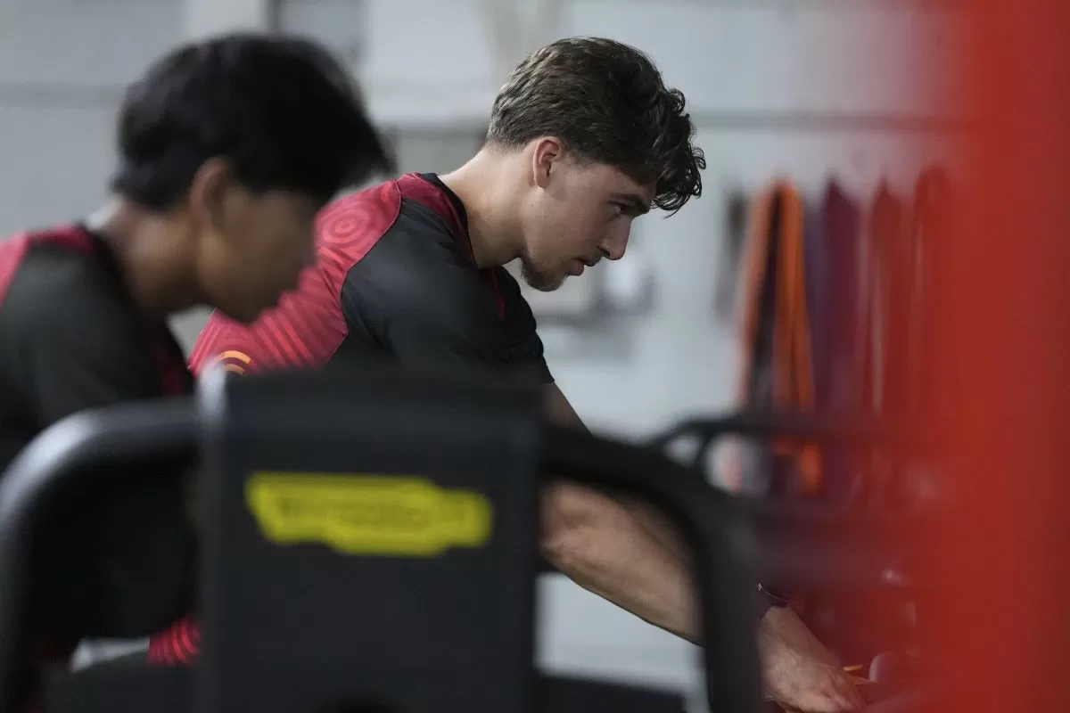 Mauro Zijlstra saat menjalani latihan bersama Persija. (Persija)