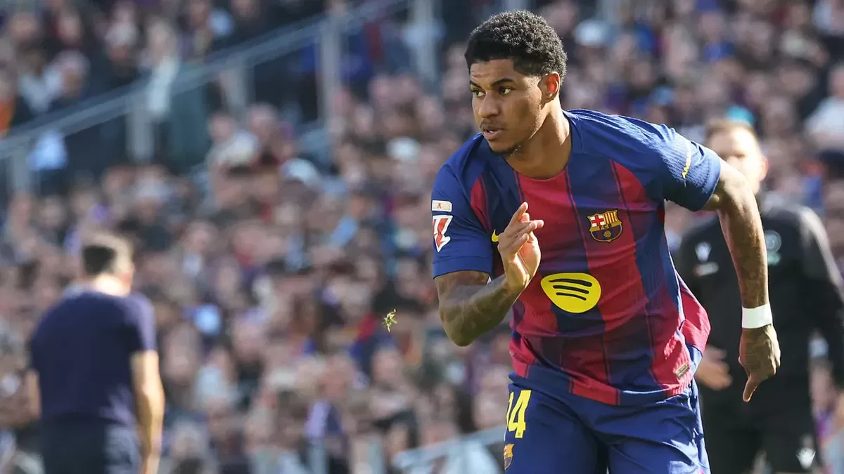Barcelona masih ragu. MU siap lepas Marcus Rashford ke klub premier league.  (Joan Valls/Urbanandsport/NurPhoto)