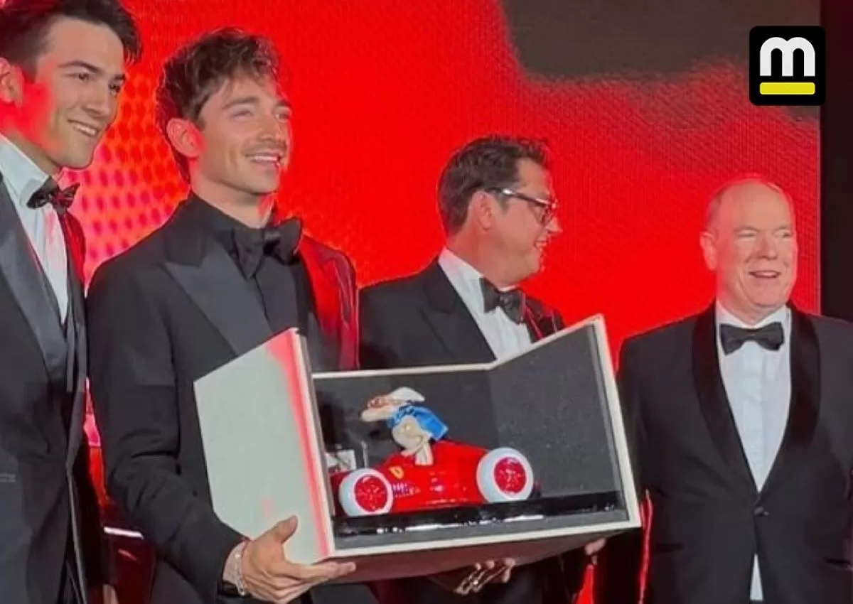 Terungkap kado pernikahan Charles Leclerc dan Alexdra dari Pangeran Albert dari Monako. (@motorsportcom)