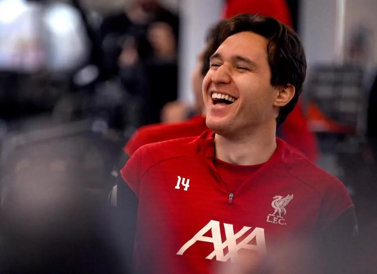 Federico Chiesa jalani latihan di Liverpool (Liverpool FC)