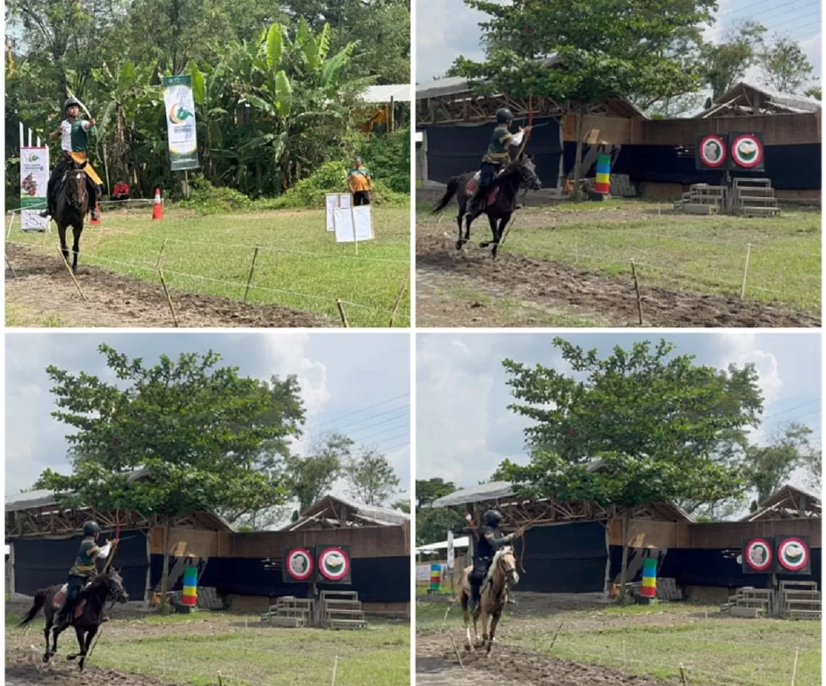 Liga Santri berkuda memanah 2026 seri I diikuti 69 atlet dari 33 pondok pesantren dari 8 Provinsi.