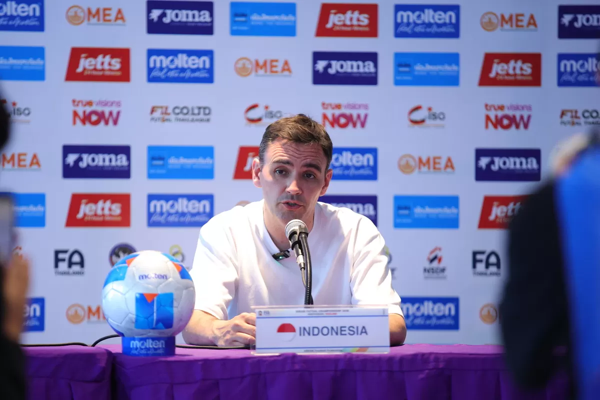 Pelatih Timnas Futsal Indonesia, Hector Souto di ASEAN Championship 2026 di Nonthanburi, Thailand. (FFI)