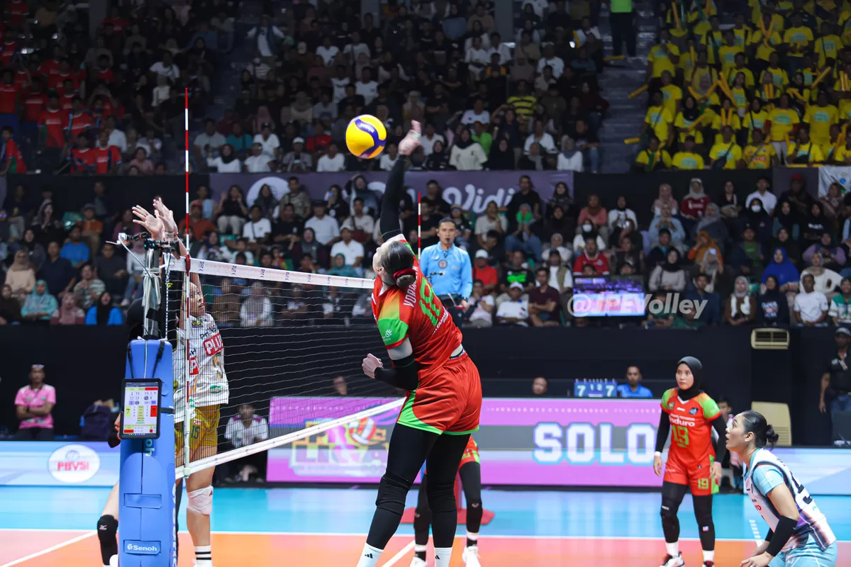  Irina Voronkova tampil impresif bersama Jakarta Pertamina Enduro di Final Four 2026 seri Solo. (DWP)