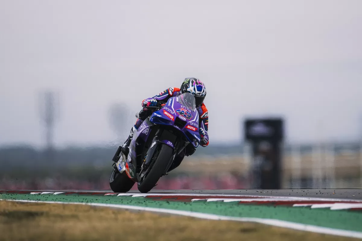 Pembalap Pramac Yamaha Jack Miller beraksi di GP Amerika Serikat di COTA, Austin. (Yamaha)