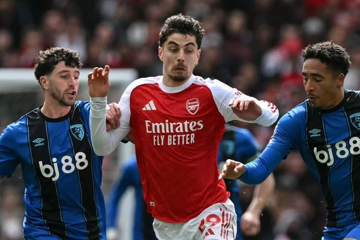 Laga Arsenal kontra Bournemouth dalam lanjutan Liga Primer Inggris. (AFP)