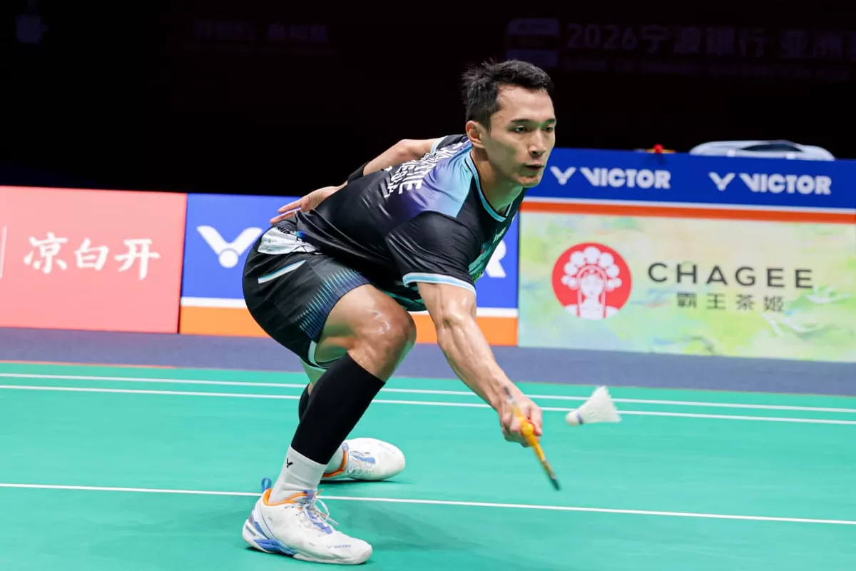 Tunggal putra Indonesia, Jonatan Christie gagal memperbaiki prestasinya di Badminton Asia Championship tahun ini setelah tersingkir di semifinal, Jumat, 10 April 2026. (PBSI)