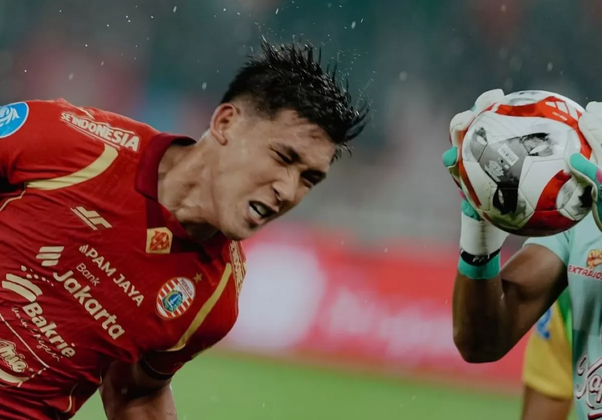 Performa makin moncer, striker Persija Eksel Runtukahu layak dipanggil Timnas Indonesia (@persija)