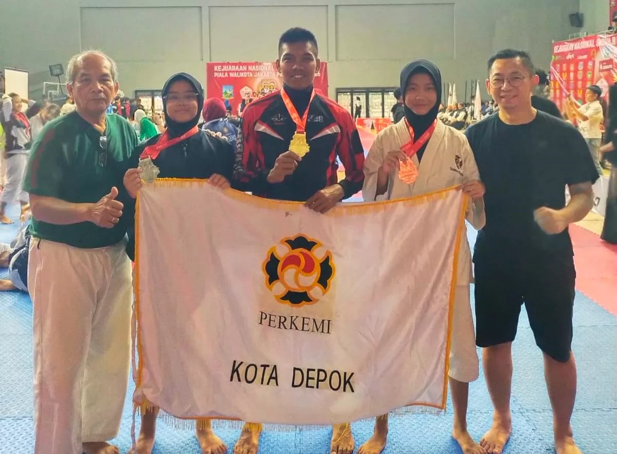 Perkemi Kota Depok unjuk kekuatan di nomor Randori Kejurnas Shorinji Kempo Piala Wali Kota Jakarta Pusat 2026 (Perkemi Kota Depok)