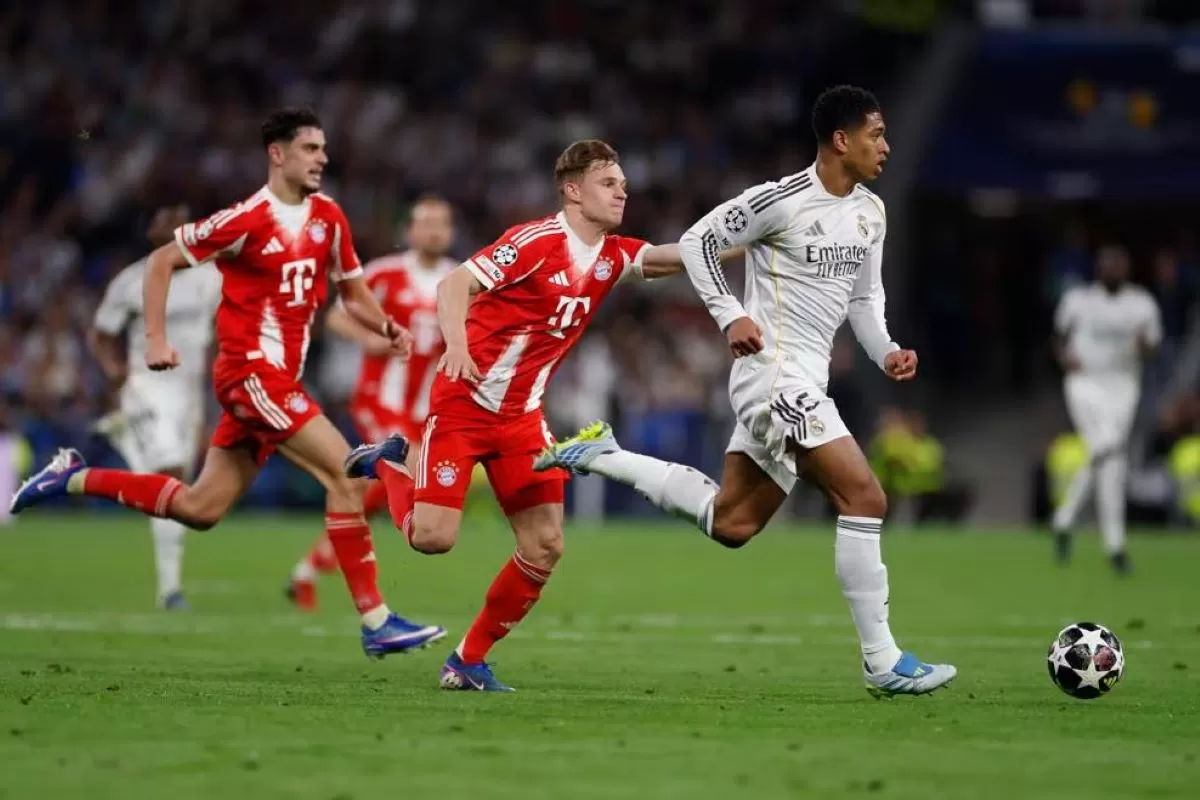 Real Madrid vs Bayern Munchen di leg 1 perempat final Liga Champions 2025/26. (UEFA)