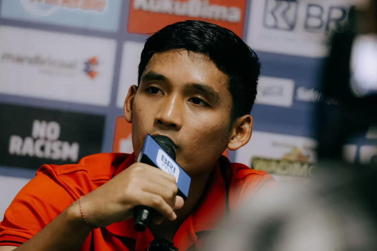 Kadek Agung antusias laga Bali United vs Malut United bisa ditonton langsung di stadion. (Bali United FC)