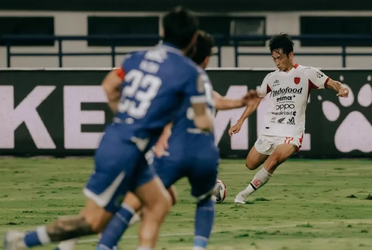 Winger asal Jepang Teppei Yachida jadi ancaman bagi Malut United FC. (@baliunitedfc)