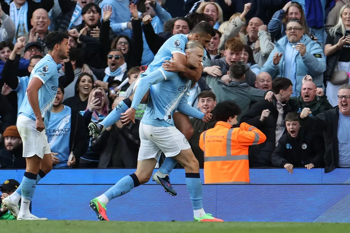 Erling Haaland tentukan kemenangan Manchester City atas Arsenal.