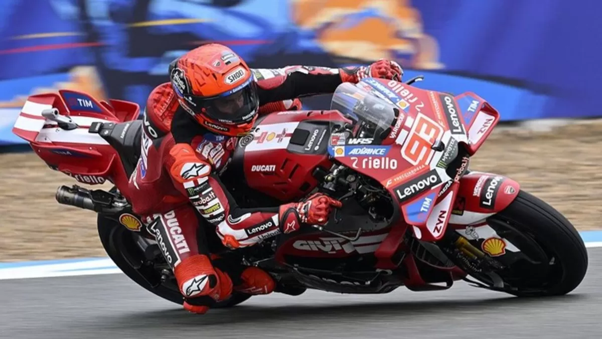 Pembalap Ducati, Marc Marquez. (Getty Images)