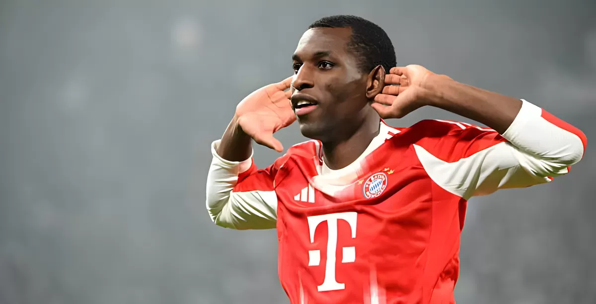Pemain Bayern Munchen, Nicolas Jackson. (AFP)
