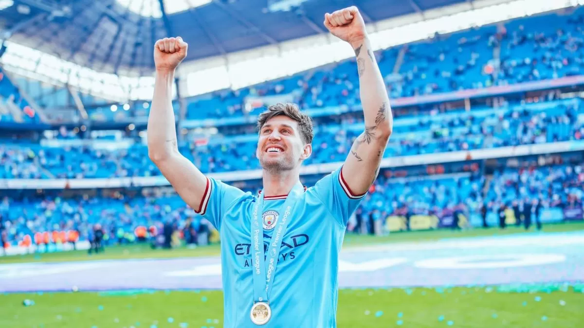 John stones tinggalkan Manchester City setelah 10 tahun pengabdian. (Manchester City)