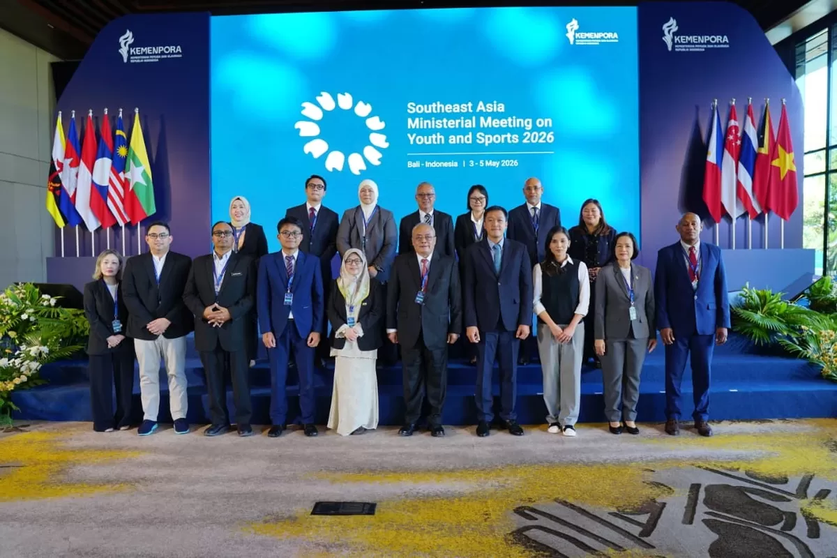 Forum Southeast Asia Ministerial Meeting on Youth and Sports 2026 untuk pertama kalinya, pada 3-5 Mei 2026 di Bali. Forum ini mempertemukan para Menpora se-Asia Tenggara.  (KEMENPORA)