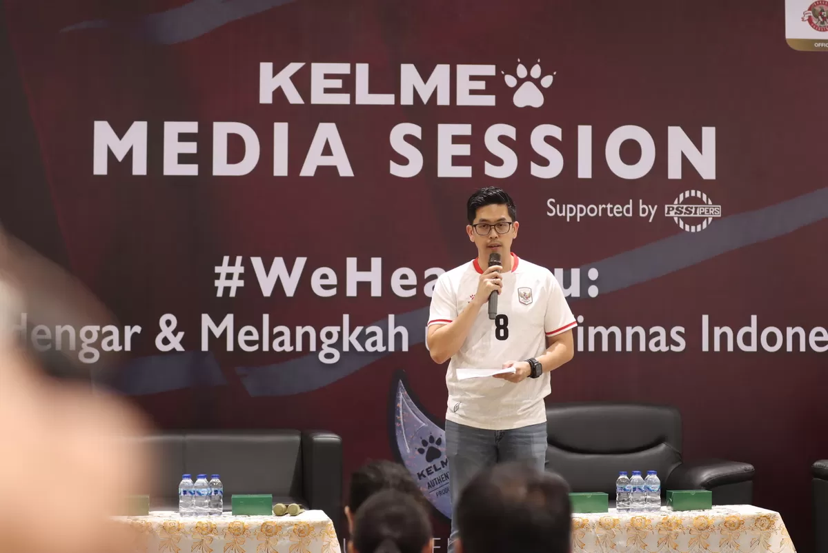 CEO Kelme Indonesia, Kevin Wijaya. (PSSI Pers)