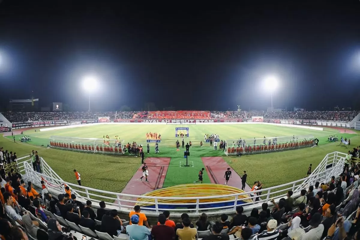 Stadion Segiri jadi venue bigmatch Persija vs Persib di pekan ke-32 Super League 2025/26. (@borneofc.id)