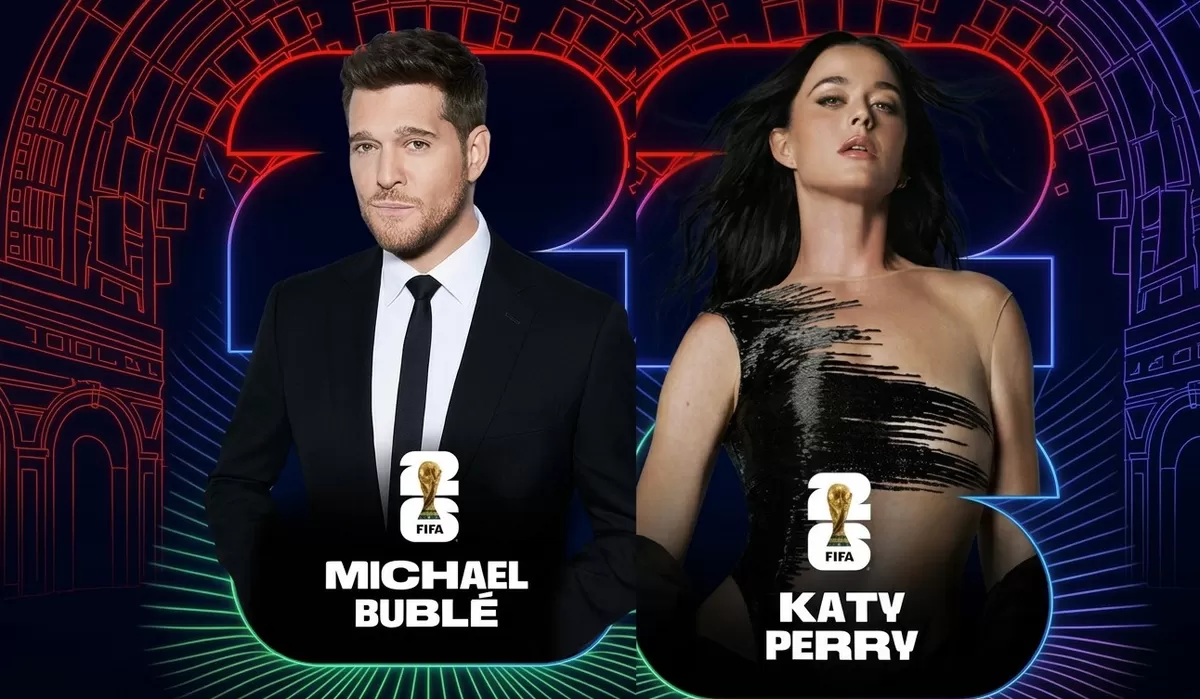 Michael Buble dan Katy Perry akan mengisi pembukaan Piala Dunia 2026. (FIFA)