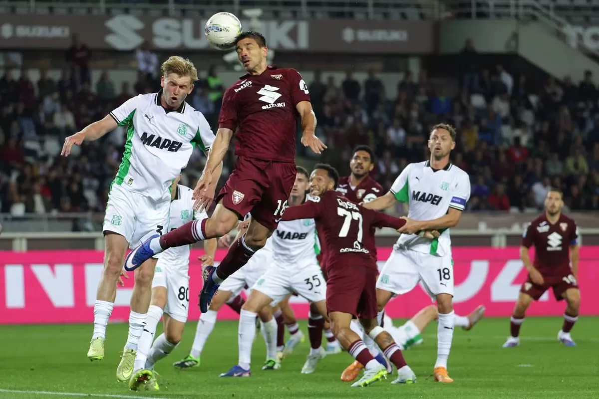 Torino tundukkan Sassuolo 2-1 di pekan ke-36 Serie A. (Francesco Scaccianoce/Getty Images)