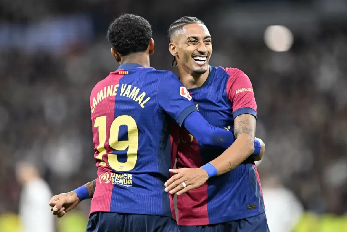 Lamine Yamal dan Raphinha tak bisa memperkuat Barcelona dalam El clasico melawan Real Madrid.