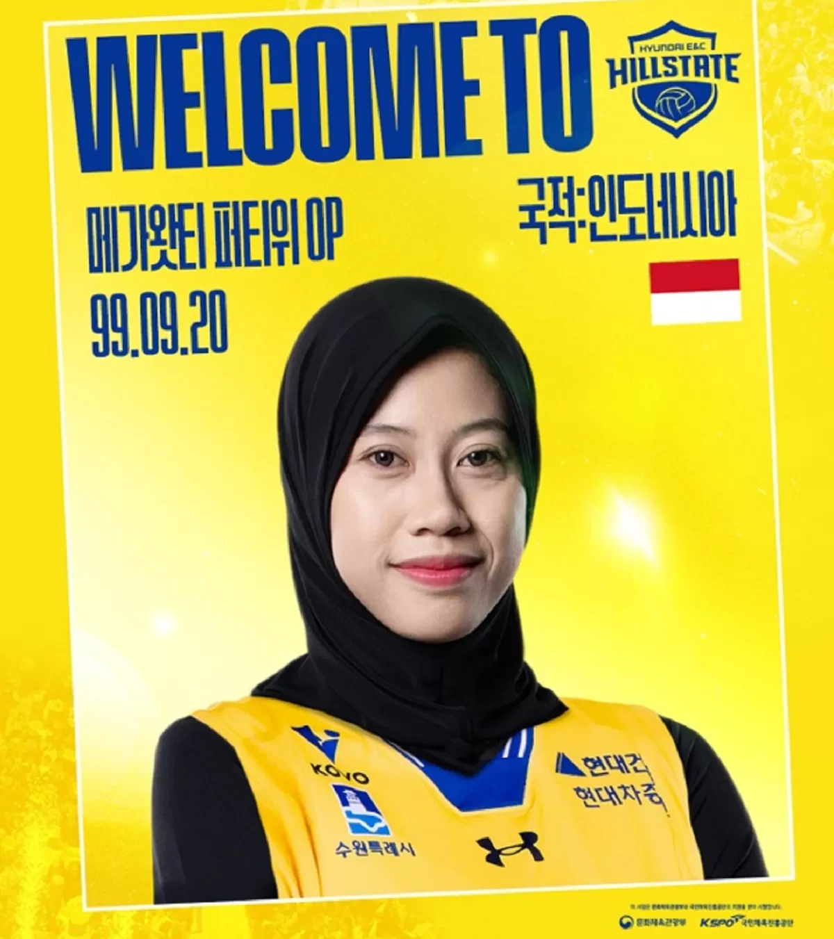 Megawati Hangestri resmi berkostum Hyundai Hillstate.