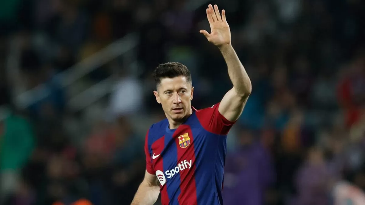 Robert Lewandowski akan meninggalkan Barcelona.