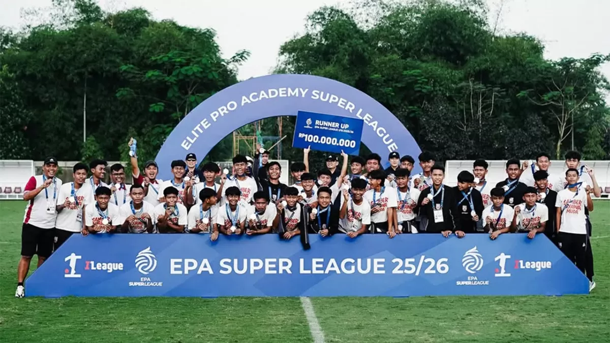 Penyerahan gelar juara EPA Super League 2025/26. (I.League)