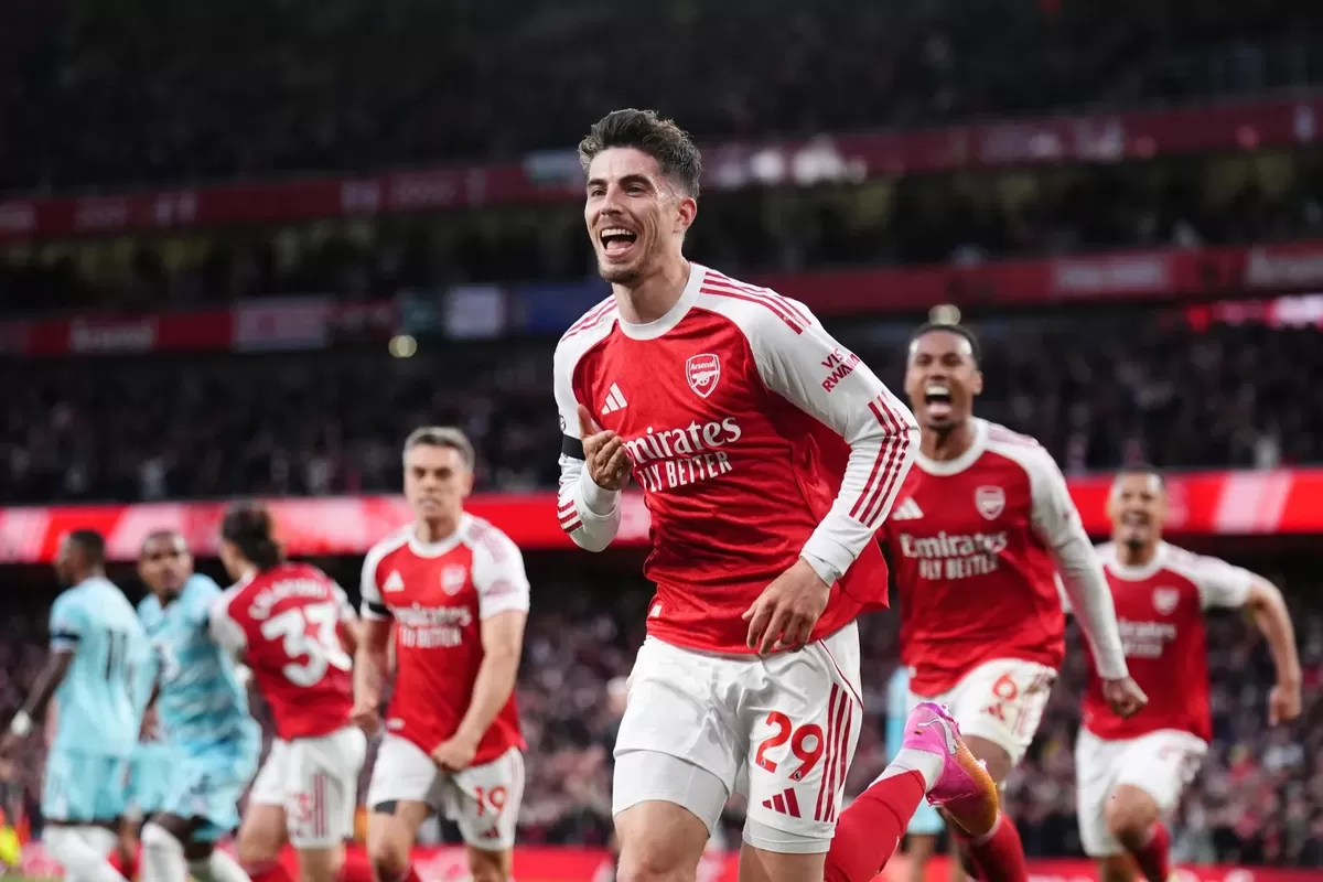 Gol kemenangan Arsenal dicetak oleh Kai Havertz pada babak pertama.