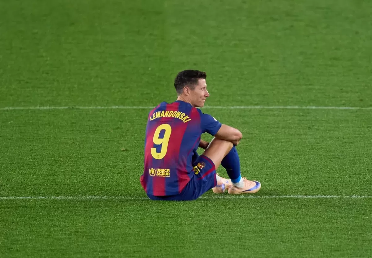 Hati Robert Lewandowski terpatri di Barcelona. 