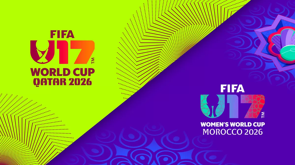 Logo Piala Dunia U17 Qatar 2026 dan Piala Dunia U17 Wanita Marocco 2026. (FIFA)
