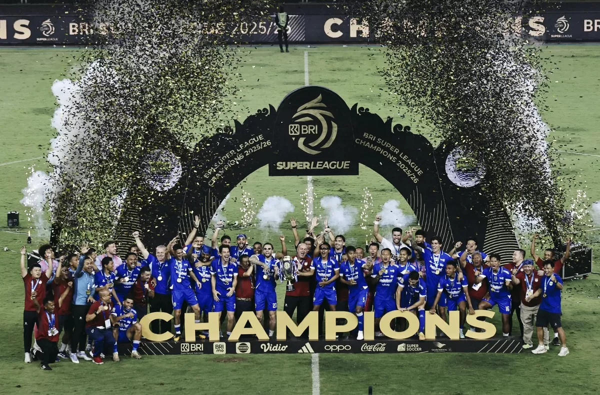 Persib juara Super League 2025-26.