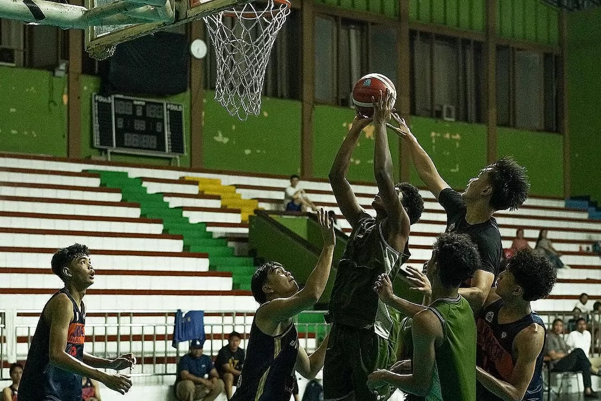 Para peserta Seleksi Nasional Timnas Basket U18 Putra untuk FIBA U18 Asia Cup SEABA Qualifiers 2026, Juni mendatang. Seleknas diikuti 33 pemain.  (PERBASI)