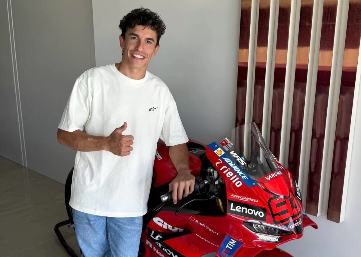 Marc Marquez pulih dari cedera dan siap membalap di GP Italia di sirkuit Mugello. (@ducaticorse)