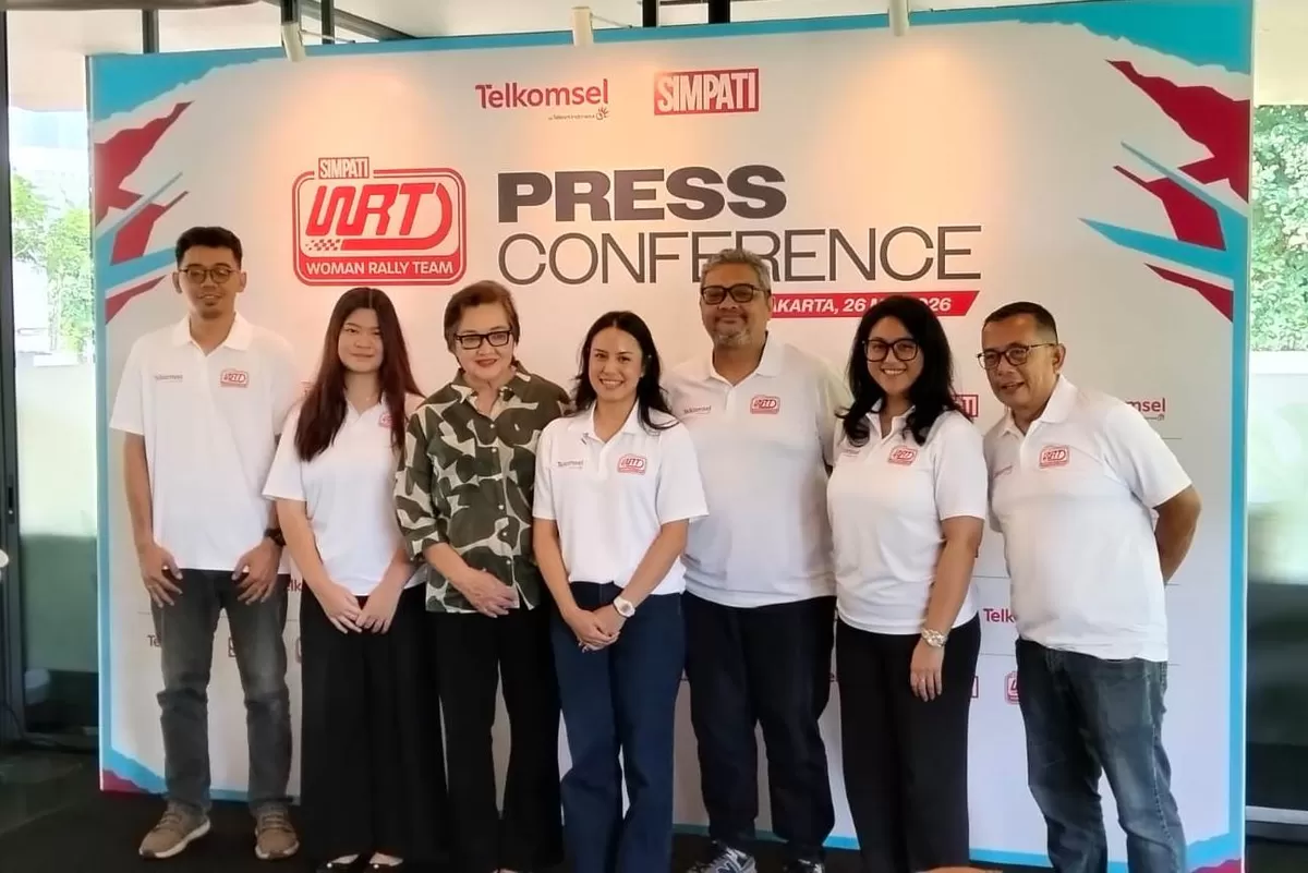 Simpati Woman Rally Team bersama mantan pereli Ria Sungkar akan jalani debut di Kejurnas Sprint Rally 2026 putaran 2. (Andi Awd)
