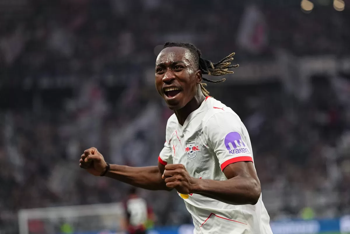 Winger Muda RB Leipzig Yan Diomande. (AFP)