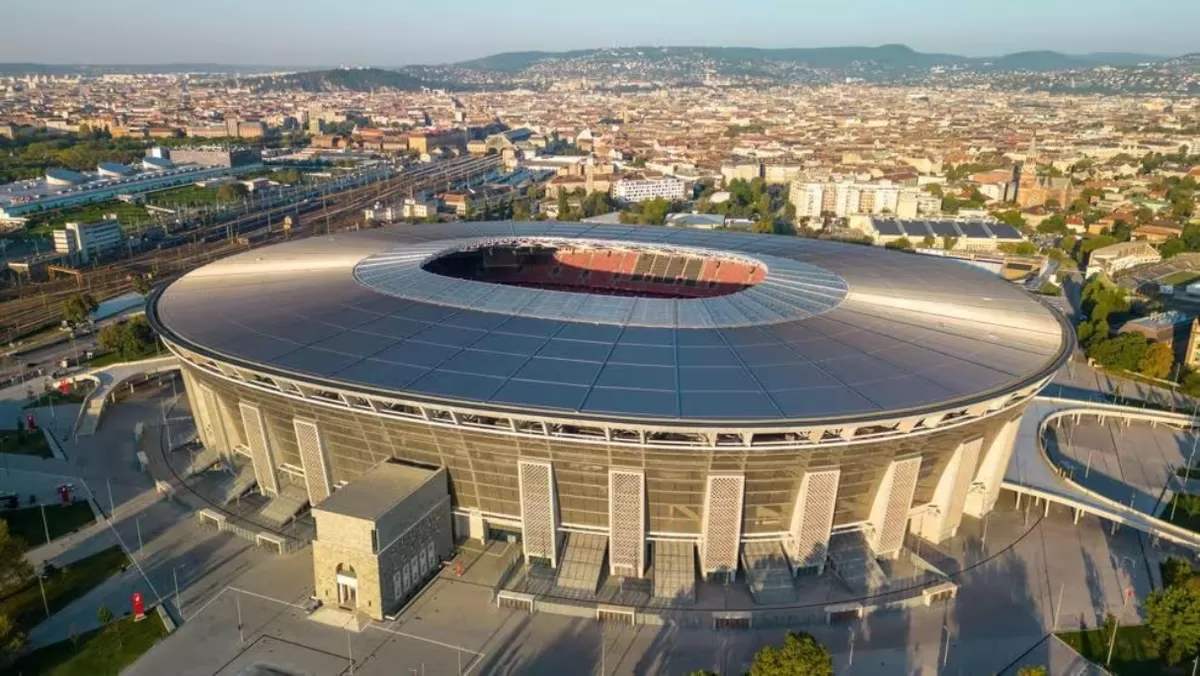 Puskas Arena jadi tempat bertemunya finalis Liga Champions 2025/26 Arsenal vs PSG (UEFA/Getty Images)